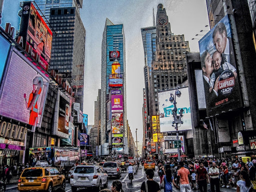 New York City Views - Time Square - CALVENDO Foto-Puzzle - calvendoverlag 29.99