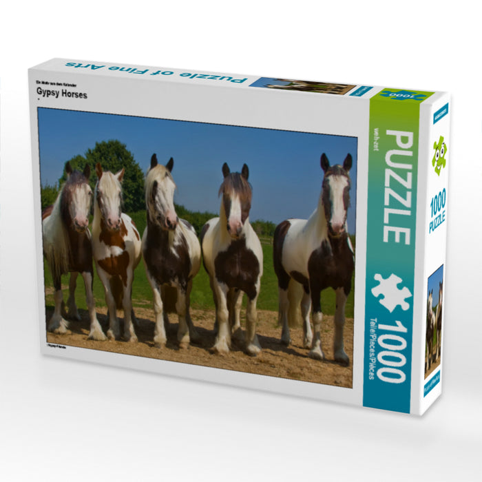 Gypsy Horses - CALVENDO Foto-Puzzle - calvendoverlag 29.99