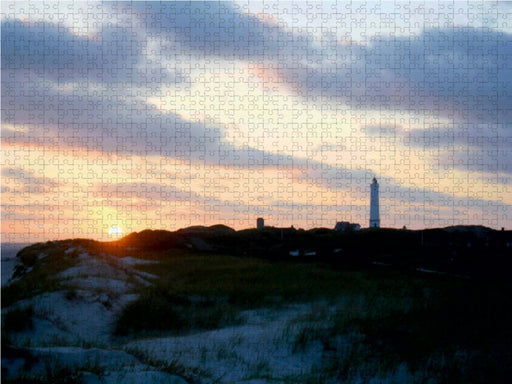 Sonnenuntergang in Blåvand - CALVENDO Foto-Puzzle - calvendoverlag 29.99