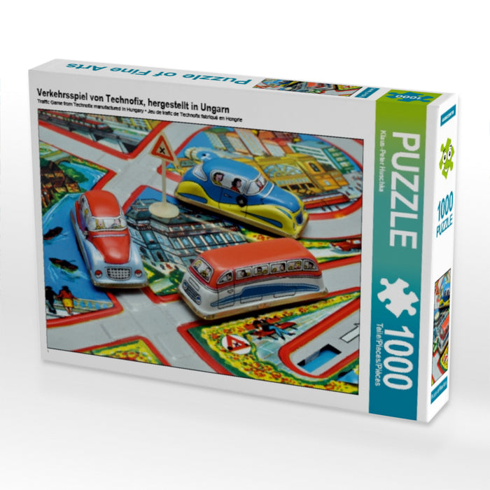 Verkehrsspiel von Technofix, hergestellt in Ungarn - CALVENDO Foto-Puzzle - calvendoverlag 29.99