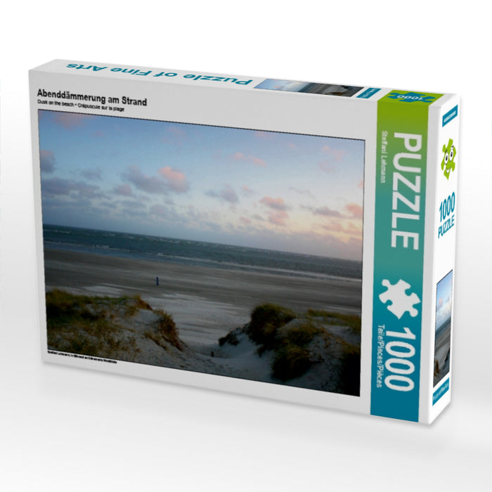 Abenddämmerung am Strand - CALVENDO Foto-Puzzle - calvendoverlag 29.99