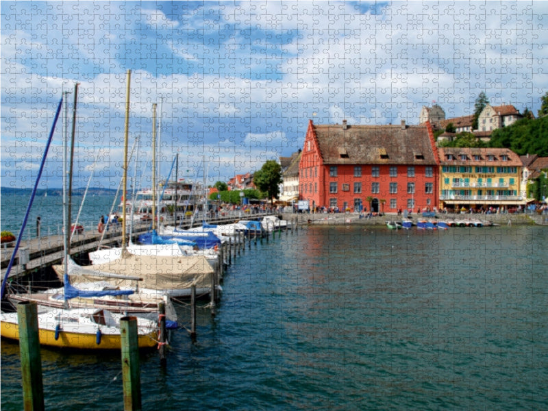 Hafeneinfahrt von Meersburg - CALVENDO Foto-Puzzle - calvendoverlag 29.99