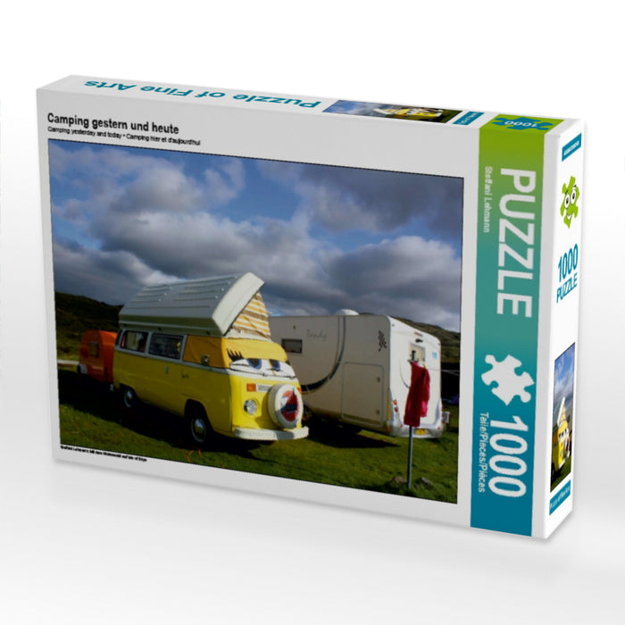 Camping gestern und heute - CALVENDO Foto-Puzzle - calvendoverlag 29.99