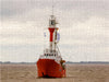 Feuerschiff Borkum Riff auf dem Dollart - CALVENDO Foto-Puzzle - calvendoverlag 29.99
