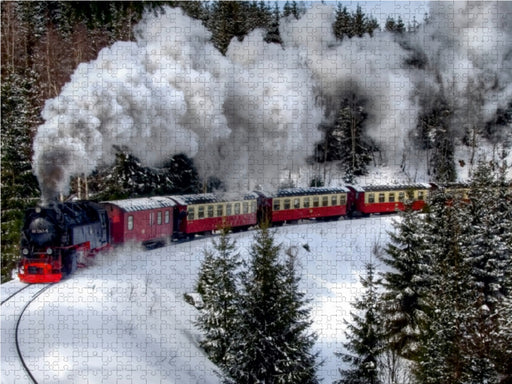Brockenbahn bei Drei Annen - CALVENDO Foto-Puzzle - calvendoverlag 29.99