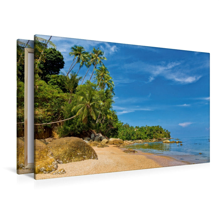 Premium Textil-Leinwand Premium Textil-Leinwand 120 cm x 80 cm quer Bang Tao Beach, Phuket