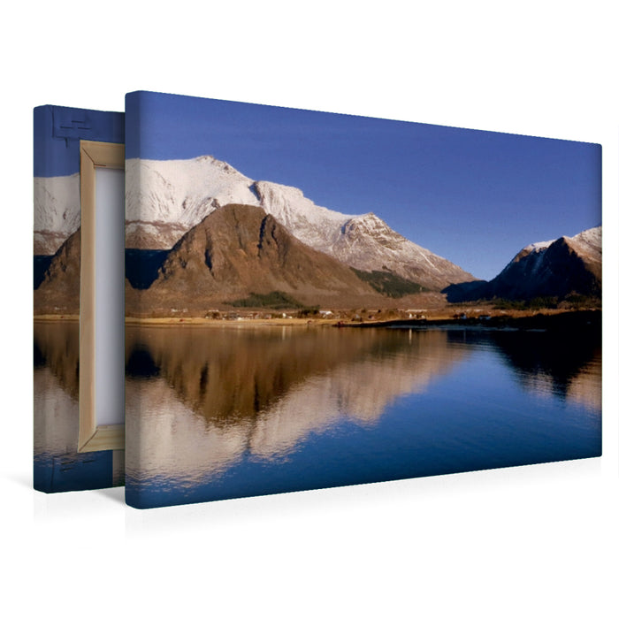 Premium Textil-Leinwand Premium Textil-Leinwand 45 cm x 30 cm quer Ein Motiv aus dem Kalender Hurtigruten - Unterwegs mit dem Postschiff