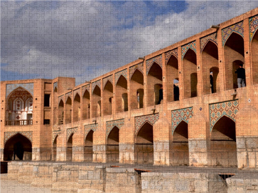 Khadju Brücke in Isfahan - CALVENDO Foto-Puzzle - calvendoverlag 29.99