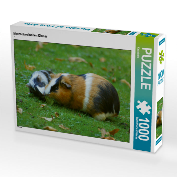 Meerschweinchen Dinner - CALVENDO Foto-Puzzle - calvendoverlag 29.99