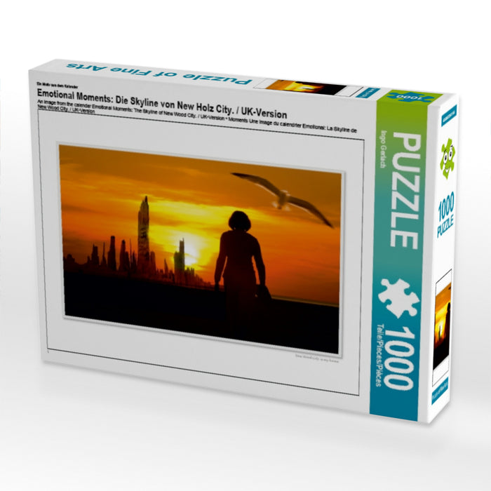 Emotional Moments: Die Skyline von New Holz City. / UK-Version - CALVENDO Foto-Puzzle - calvendoverlag 29.99