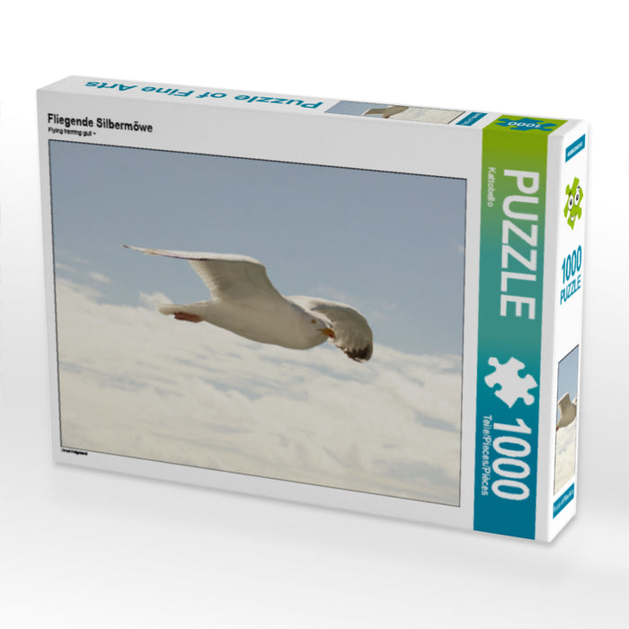 Fliegende Silbermöwe - CALVENDO Foto-Puzzle - calvendoverlag 29.99