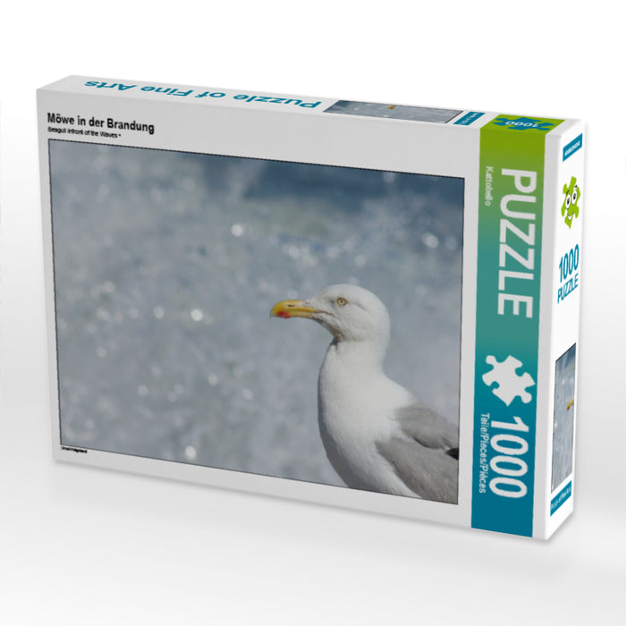 Möwe in der Brandung - CALVENDO Foto-Puzzle - calvendoverlag 29.99