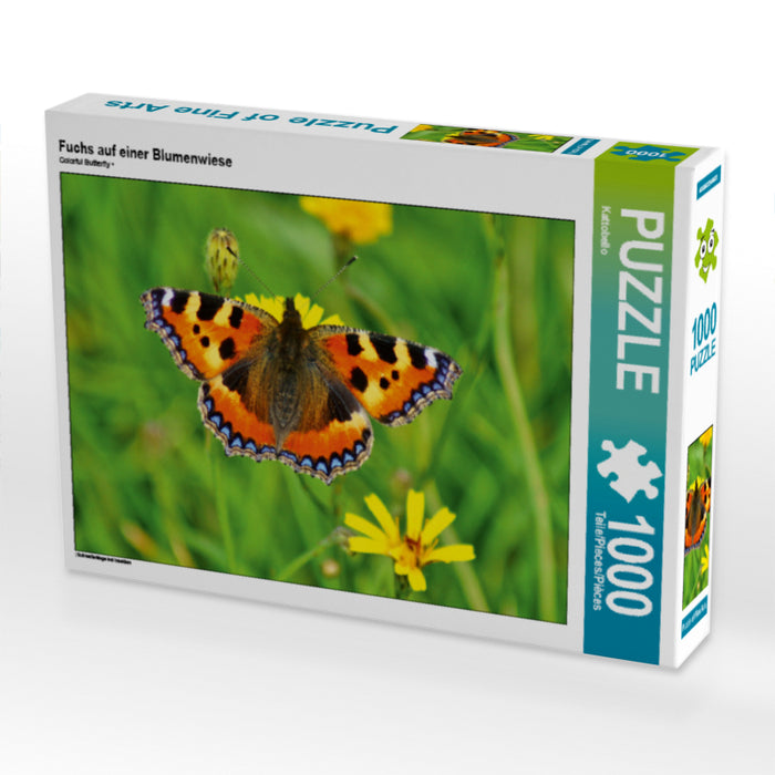 Fuchs auf einer Blumenwiese - CALVENDO Foto-Puzzle - calvendoverlag 29.99