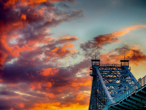 Sonnenuntergang Dresden an der Loschwitzer Brücke - CALVENDO Foto-Puzzle - calvendoverlag 29.99