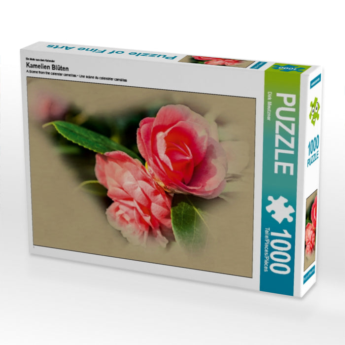 Kamelien Blüten - CALVENDO Foto-Puzzle - calvendoverlag 29.99