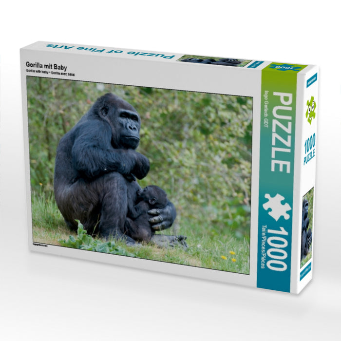 Gorilla mit Baby - CALVENDO Foto-Puzzle - calvendoverlag 79.99