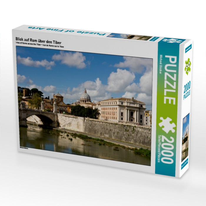 Blick auf Rom über den Tiber - CALVENDO Foto-Puzzle - calvendoverlag 39.99