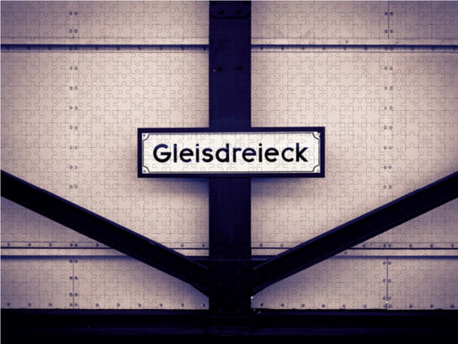 U-Bahnstation Gleisdreieck - CALVENDO Foto-Puzzle - calvendoverlag 39.99