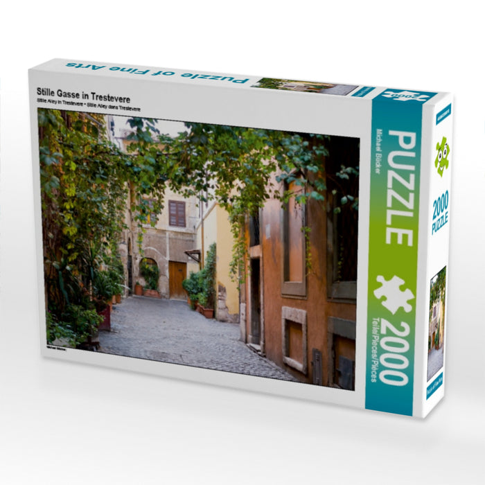 Stille Gasse in Trestevere - CALVENDO Foto-Puzzle - calvendoverlag 39.99