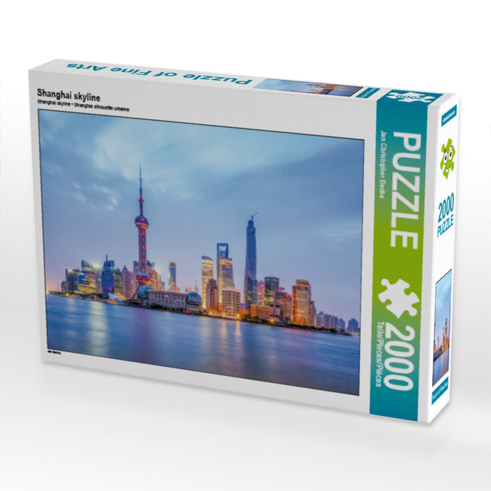 Shanghai skyline - CALVENDO Foto-Puzzle - calvendoverlag 39.99