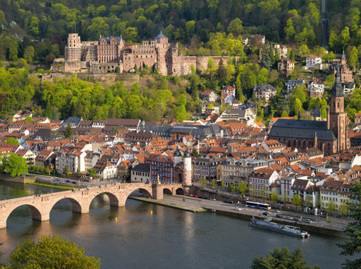 Blick vom Philosophenweg auf Heidelberg - CALVENDO Foto-Puzzle - calvendoverlag 39.99