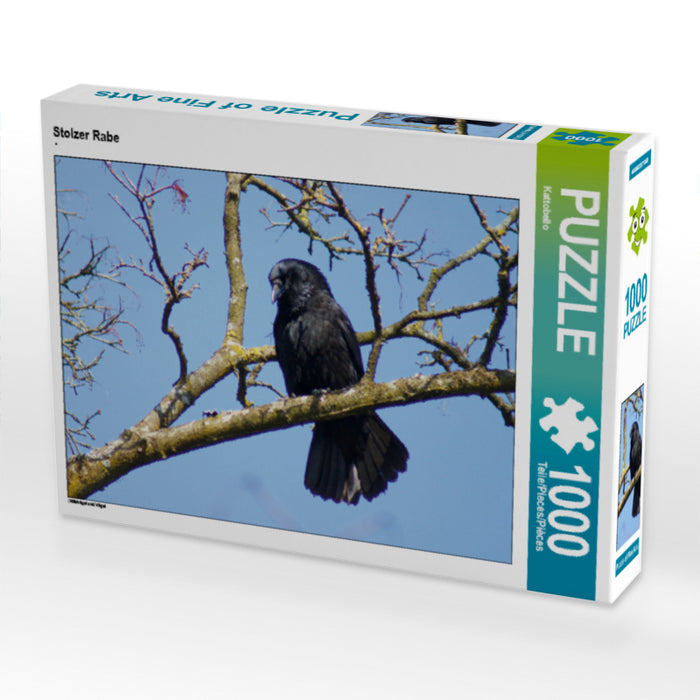 Stolzer Rabe - CALVENDO Foto-Puzzle - calvendoverlag 29.99