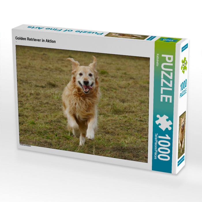 Golden Retriever in Aktion - CALVENDO Foto-Puzzle - calvendoverlag 29.99