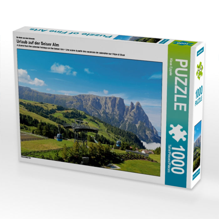 Urlaub auf der Seiser Alm - CALVENDO Foto-Puzzle - calvendoverlag 29.99