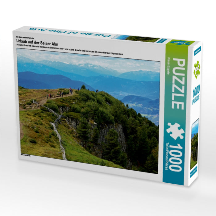 Urlaub auf der Seiser Alm - CALVENDO Foto-Puzzle - calvendoverlag 29.99