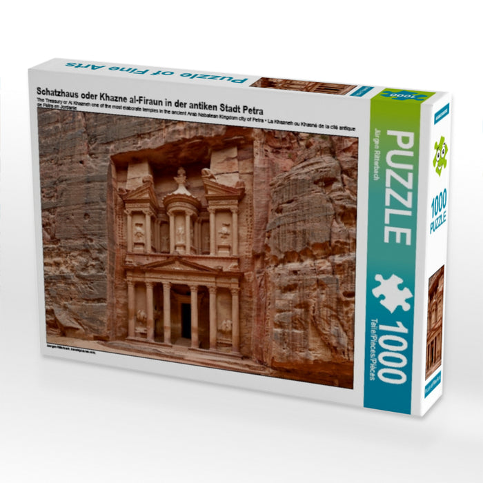 Schatzhaus oder Khazne al-Firaun in der antiken Stadt Petra - CALVENDO Foto-Puzzle - calvendoverlag 29.99