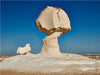 Weiße Kalksteinformation Huhn mit Pilz (Champignon), weisse Wueste nahe Oase Farafra, Libysche Wueste, Aegypten, Afrika - CALVENDO Foto-Puzzle - calvendoverlag 29.99