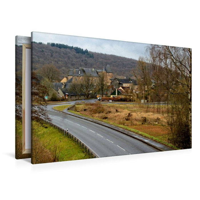 Toile textile haut de gamme Toile textile haut de gamme 120 cm x 80 cm paysage Château de Lissingen à Lissingen 
