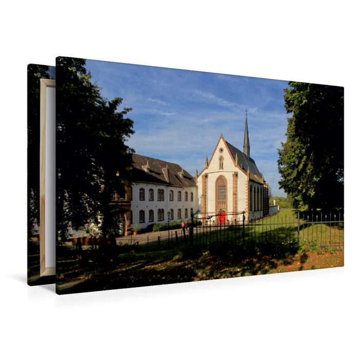 Toile textile haut de gamme Toile textile haut de gamme 120 cm x 80 cm paysage Monastère de Mariawald 