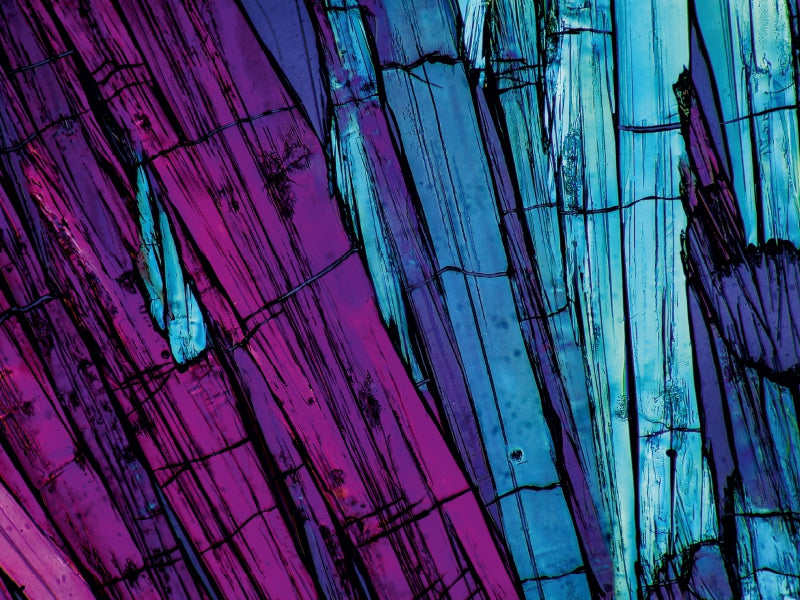 Mikrokristalle in polarisiertem Licht - CALVENDO Foto-Puzzle - calvendoverlag 29.99