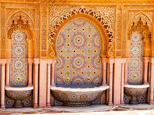 Mit Mosaiken verzierte Brunnen in Fes - CALVENDO Foto-Puzzle - calvendoverlag 29.99