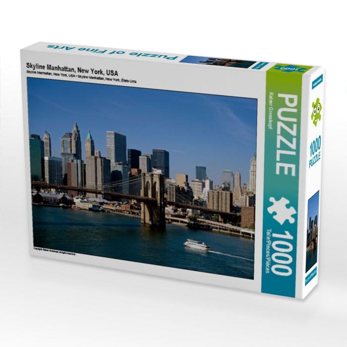 Skyline Manhattan, New York, USA - CALVENDO Foto-Puzzle - calvendoverlag 29.99