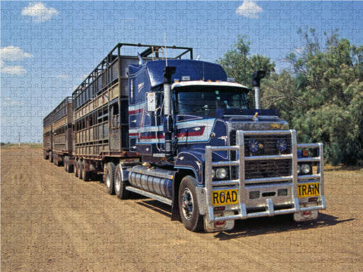 Road Train, Outback, Northern Territorries - CALVENDO Foto-Puzzle - calvendoverlag 29.99