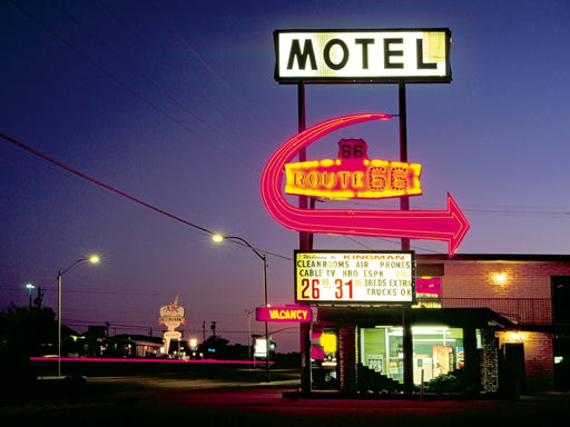 Motel Route 66, Kingman, Arizona - CALVENDO Foto-Puzzle - calvendoverlag 29.99