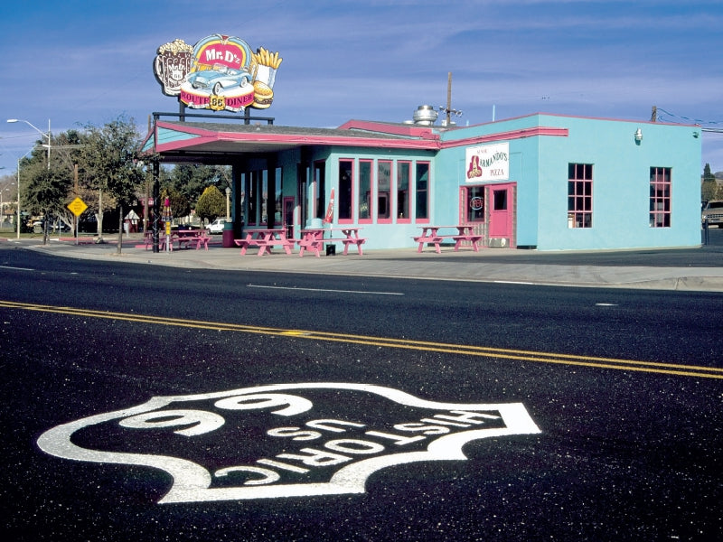 Mr. D'z, Route 66 Diner, Kingman, Arizona - CALVENDO Foto-Puzzle - calvendoverlag 29.99