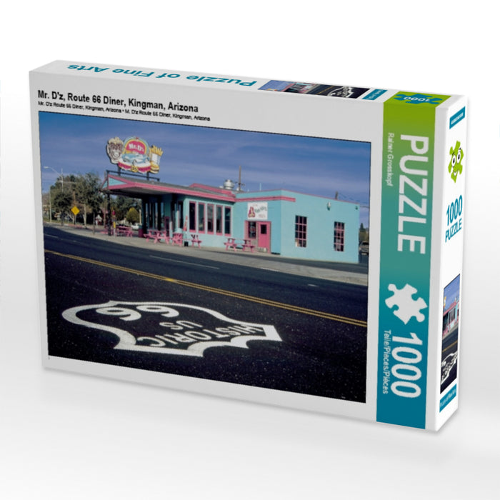 Mr. D'z, Route 66 Diner, Kingman, Arizona - CALVENDO Foto-Puzzle - calvendoverlag 29.99