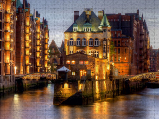 Hamburg - Speicherstadt - CALVENDO Foto-Puzzle - calvendoverlag 29.99