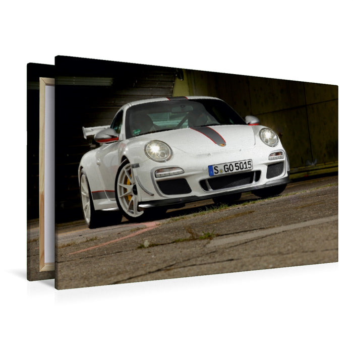 Premium Textil-Leinwand Premium Textil-Leinwand 120 cm x 80 cm quer Ein Motiv aus dem Kalender Porsche GT3RS 4,0