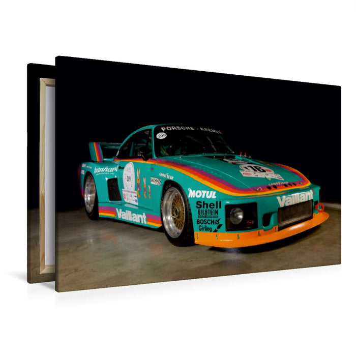 Toile textile premium Toile textile premium 120 cm x 80 cm paysage Un motif du calendrier Racing Legend : La Porsche 635 K2 