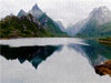 Spiegelung der Berge im Fjord auf den Lofoten - CALVENDO Foto-Puzzle - calvendoverlag 29.99