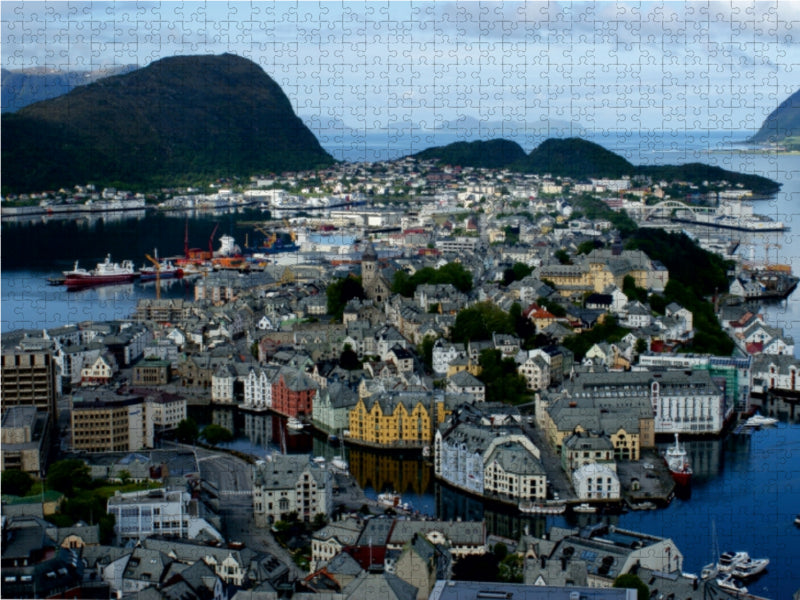 Alesund in Norwegen - CALVENDO Foto-Puzzle - calvendoverlag 29.99