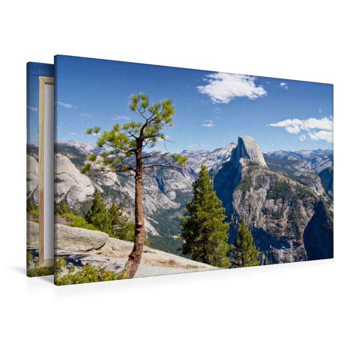 Premium Textil-Leinwand Premium Textil-Leinwand 120 cm x 80 cm quer KALIFORNIEN Yosemite Valley