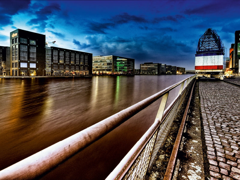 Innenhafen bei Nacht - CALVENDO Foto-Puzzle - calvendoverlag 29.99