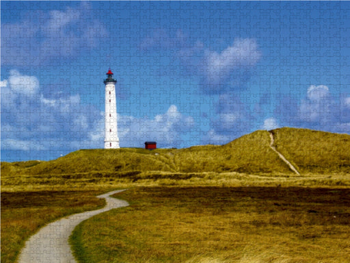 Blick auf den Leuchtturm Lyngvig Fyr - CALVENDO Foto-Puzzle - calvendoverlag 29.99