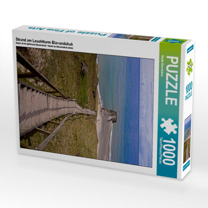 Strand am Leuchtturm Blavandshuk - CALVENDO Foto-Puzzle - calvendoverlag 29.99