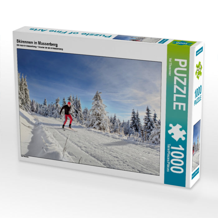 Skirennen in Masserberg - CALVENDO Foto-Puzzle - calvendoverlag 29.99